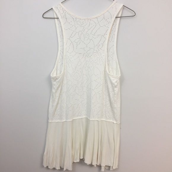 Free People Ruffle tank top fine knit - Picture 6 of 6